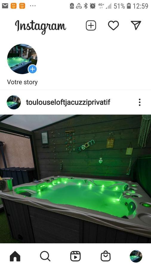 Spa Privatif Toulouse Jacuzzi Villa Aucamville Eksteriør billede