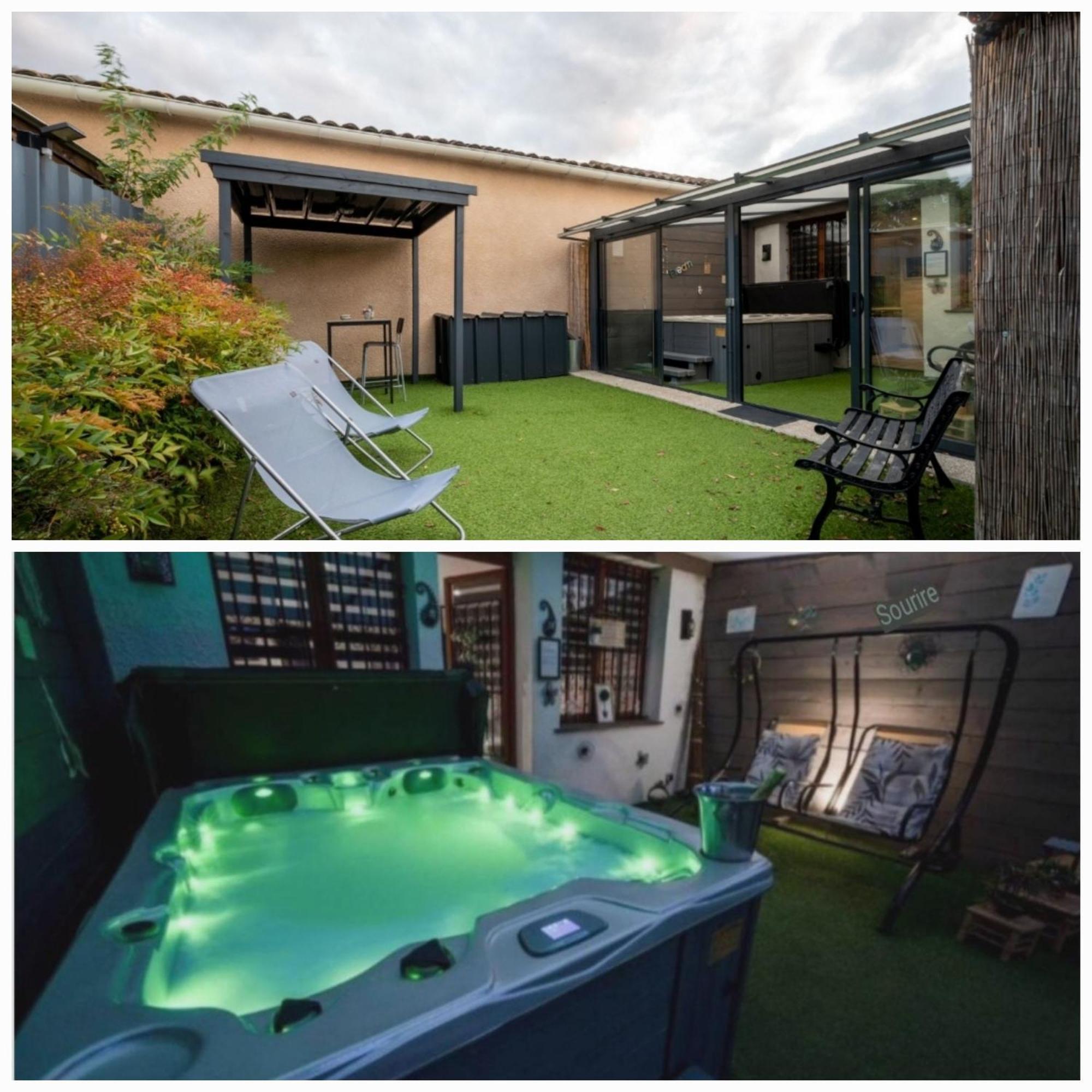 Spa Privatif Toulouse Jacuzzi Villa Aucamville Eksteriør billede